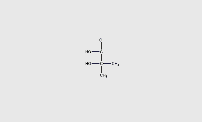 2-羟基异丁酸结构式(图1)