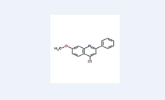 4-氯-7-甲氧基-2-苯基喹啉结构式(图1)