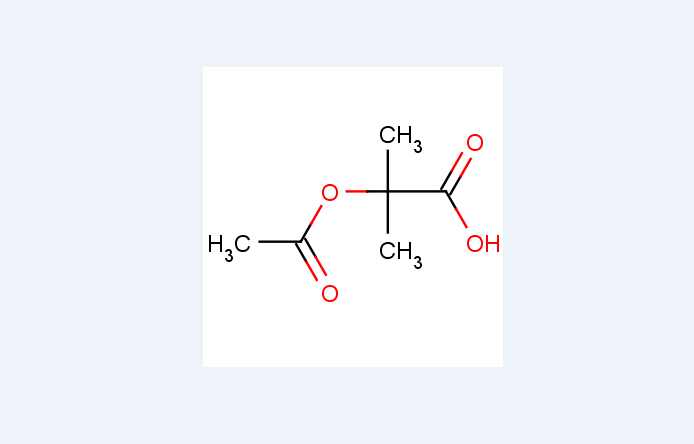 2-乙酰氧基-2-甲基丙酸结构式