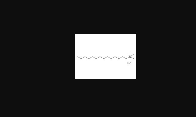 十四烷基三甲基溴化铵结构式(图1)