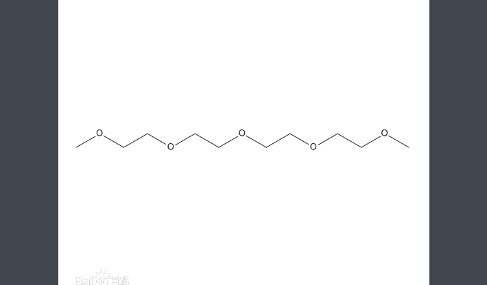 四乙二醇二甲醚结构式(图1)